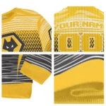 Customized Wolverhampton Wanderers Diamond Mesh Sweater Best Selling