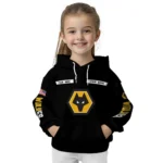 Customized Wolverhampton Wanderers Punisher Skull Black Hoodie Best Selling