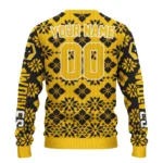 Customized Wolverhampton Wanderers Snowflake Matrix Old Gold Sweater Best Selling