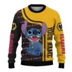 Customized Wolverhampton Wanderers Stitch Art Prints Old Gold Sweater Best Selling