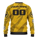 Customized Wolverhampton Wanderers Stripe Motion Old Gold Sweater Best Selling