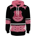 Everton Awareness Ribbon Black Pink Hoodie Best Selling