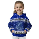 Everton Christmas Trees Royal Blue Hoodie Best Selling