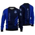 Everton Circles Mesh Royal Blue Black Sweater Best Selling