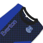 Everton Circles Mesh Royal Blue Black Sweater Best Selling