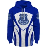 Everton Concentric Lines Royal Blue Hoodie Best Selling