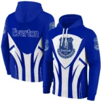 Everton Concentric Lines Royal Blue Hoodie Best Selling