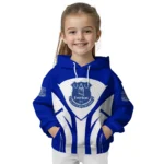 Everton Concentric Lines Royal Blue Hoodie Best Selling