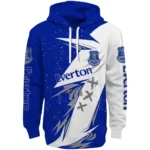 Everton Dynamic Slash Royal Blue White Hoodie Best Selling