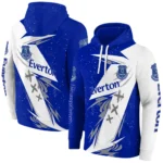 Everton Dynamic Slash Royal Blue White Hoodie Best Selling