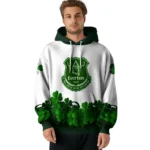Everton Lucky Motif White Green Hoodie Best Selling