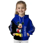 Everton Mickey Mouse Royal Blue Black Hoodie Best Selling
