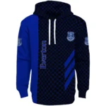Everton Monogram Pattern Royal Blue Hoodie Best Selling