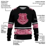 Everton Pink Ribbon Black Pink Sweater Best Selling