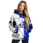 Everton Playful Snoopy Royal Blue Hoodie Best Selling