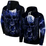 Everton Skull Artwork Royal Blue Black Hoodie Best Selling