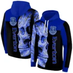 Everton Skull Motif Royal Blue Black Hoodie Best Selling