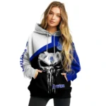 Everton Skull Punisher Black Hoodie Best Selling
