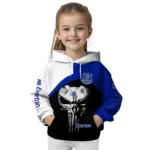 Everton Skull Punisher Black Hoodie Best Selling