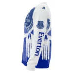 Everton Skull Split Royal Blue White Sweater Best Selling