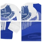 Everton Skull Split Royal Blue White Sweater Best Selling