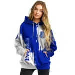 Everton Splatter Effect Royal Blue Hoodie Best Selling