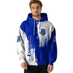 Everton Splatter Effect Royal Blue Hoodie Best Selling