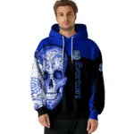 Everton Sugar Skull Royal Blue Black Hoodie Best Selling
