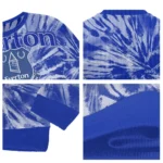 Everton Tie Dye Designs Royal Blue Sweater Best Selling