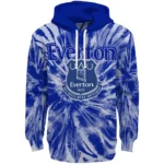 Everton Tie Dye Pattern Royal Blue Hoodie Best Selling