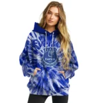 Everton Tie Dye Pattern Royal Blue Hoodie Best Selling