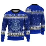 Everton Tree Pattern Royal Blue Sweater Best Selling