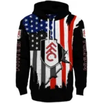 Fulham American Pride Black Hoodie Best Selling