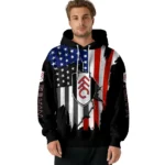 Fulham American Pride Black Hoodie Best Selling