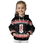 Fulham Christmas Trees Black Hoodie Best Selling