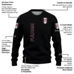 Fulham Circles Mesh Black Sweater Best Selling