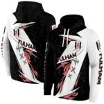 Fulham Dynamic Slash Black White Hoodie Best Selling