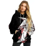 Fulham Dynamic Slash Black White Hoodie Best Selling