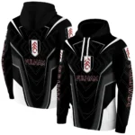 Fulham Futuristic Pattern Black Hoodie Best Selling