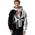 Fulham Graphic Punisher Black White Hoodie Best Selling
