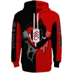 Fulham Heartbeat Graphic Black Hoodie Best Selling