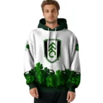 Fulham Lucky Motif White Green Hoodie Best Selling