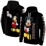 Fulham Mickey Mouse Black Hoodie Best Selling