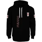 Fulham Monogram Pattern Black Hoodie Best Selling