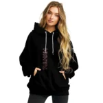Fulham Monogram Pattern Black Hoodie Best Selling