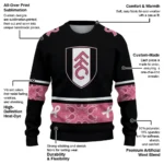 Fulham Pink Ribbon Black Pink Sweater Best Selling