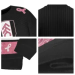 Fulham Pink Ribbon Black Pink Sweater Best Selling