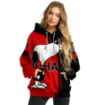Fulham Playful Snoopy Black Hoodie Best Selling