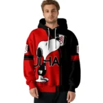 Fulham Playful Snoopy Black Hoodie Best Selling