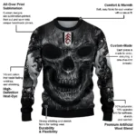 Fulham Skull Intensity Black Sweater Best Selling